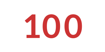Graphic showing 100 as in the record number of years since the last major earthquake in Turkey. Graphic showing 100 as in the record number of years since the last major earthquake in Turkey.