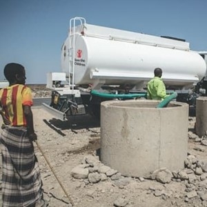 A water truck A water truck