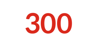 A graphic showing 300, as in the number of impoverished communities where Save the Children works. A graphic showing 300, as in the number of impoverished communities where Save the Children works.