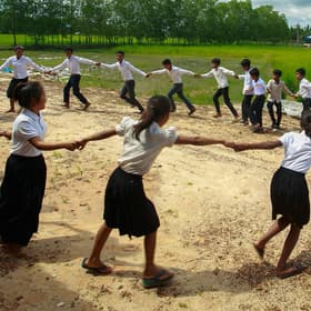 A village school in Cambodia A village school in Cambodia