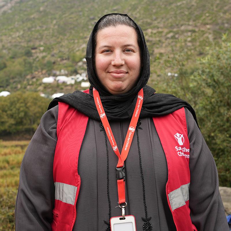 Leslie Archambeault in Afghanistan
