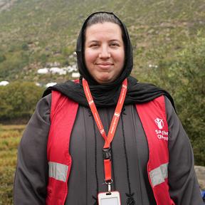 Leslie Archambeault in Afghanistan