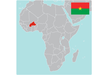 Map of Burkina Faso Map of Burkina Faso