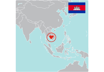 Map of Cambodia Map of Cambodia
