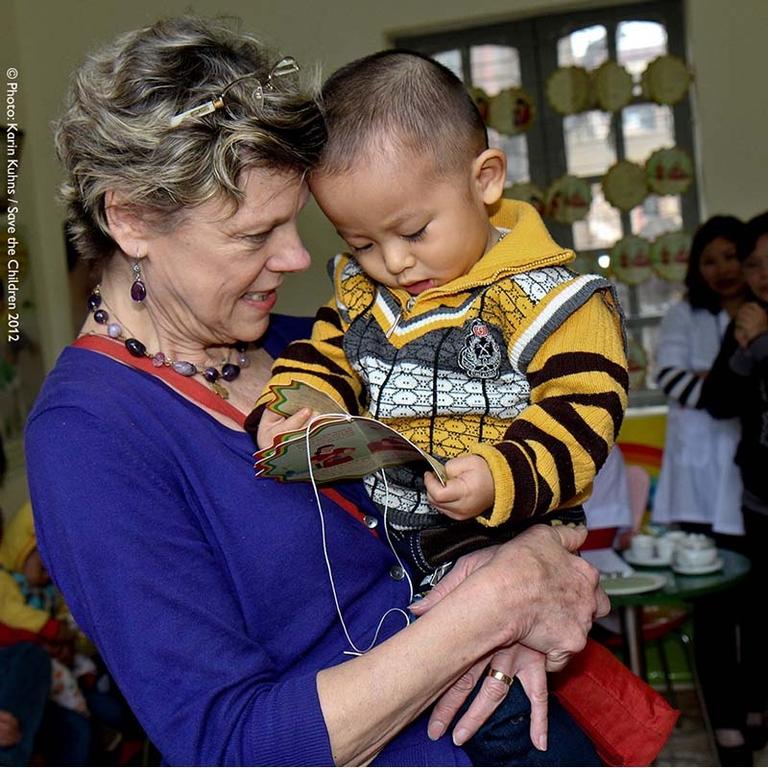 The late Cokie Roberts during a Save the Children trip to Vietnam. The late Cokie Roberts during a Save the Children trip to Vietnam.