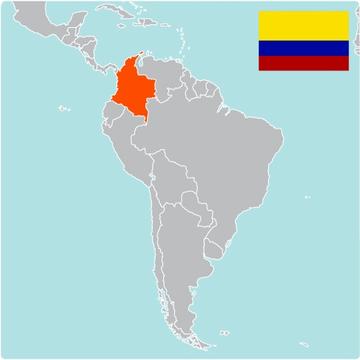 Map of Colombia Map of Colombia