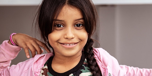 A young girl, a Venezuelan migrant living on the street in Columbia. A young girl, a Venezuelan migrant living on the street in Columbia.