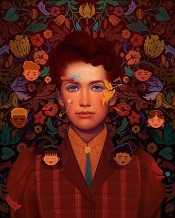 A portrait of Save the Children founder Eglantyne Jebb. A portrait of Save the Children founder Eglantyne Jebb.