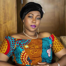 Image of the First Lady of Sierra Leone, Fatima Maada. Image of the First Lady of Sierra Leone, Fatima Maada.