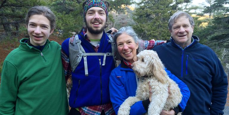 Forrest and Marcie Tyre Berkley pose for a photograph with their children and family dog. Photo Credit: Berkley Family 2015. Forrest and Marcie Tyre Berkley pose for a photograph with their children and family dog. Photo Credit: Berkley Family 2015.