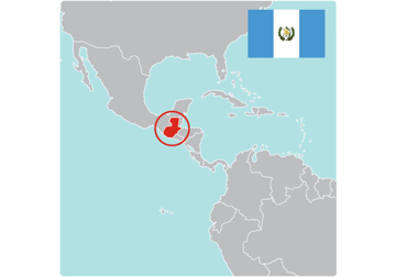 Map of Guatemala Map of Guatemala