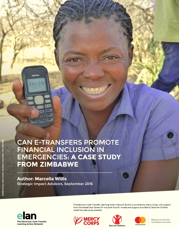 Can E-Transfer Promote Financial Inlcusion in Emergencies