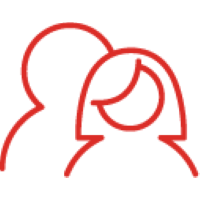 Icon Couple - red