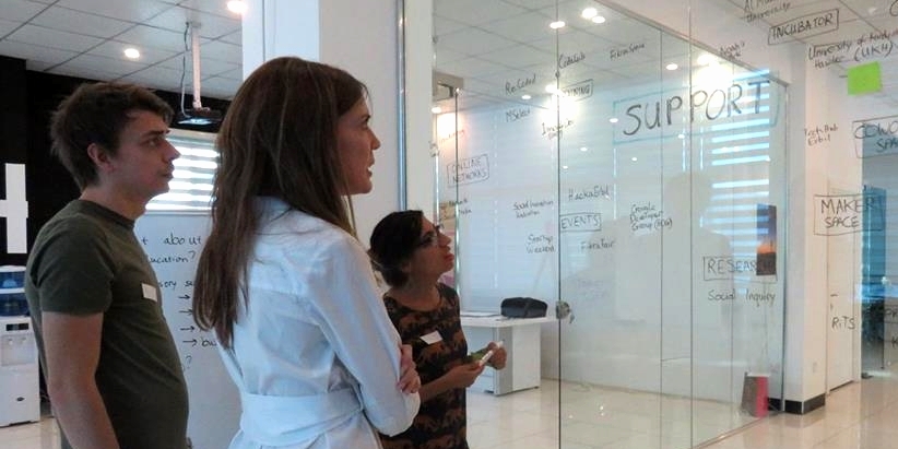 Innovation Ecosystem Mapping at the Response Innovation Lab in Iraq. Photo Credit: Save the Children 2017.