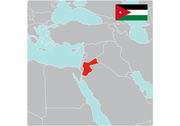 Map of Jordan Map of Jordan
