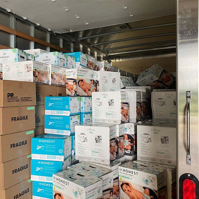 In eastern Kentucky, Save the Children has pre-positioned supplies like diapers, baby wipes and hygiene kits to help families displaced by the floods. In eastern Kentucky, Save the Children has pre-positioned supplies like diapers, baby wipes and hygiene kits to help families displaced by the floods.