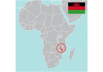 Map of Malawi Map of Malawi