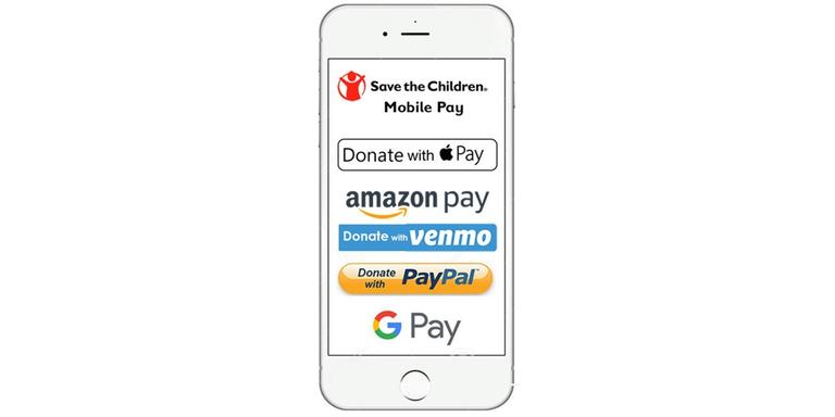 Mobile Pay Graphic. Save the Children 2019. Mobile Pay Graphic. Save the Children 2019.