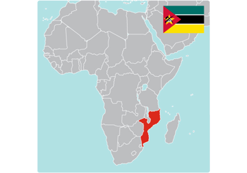 Map of Mozambique Map of Mozambique