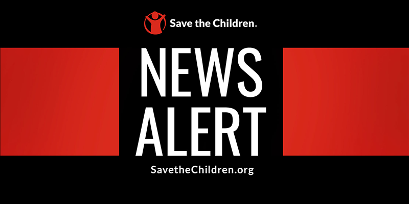 Save the Children Breaking News Graphic Save the Children Breaking News Graphic