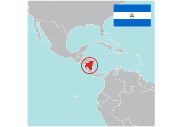 Map of Nicaragua Map of Nicaragua