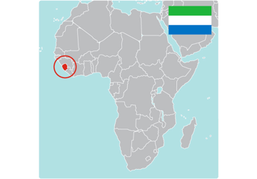 Map of Sierra Leone Map of Sierra Leone