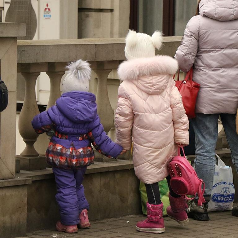 In Ukraine, these children are displaced by the conflict In Ukraine, these children are displaced by the conflict