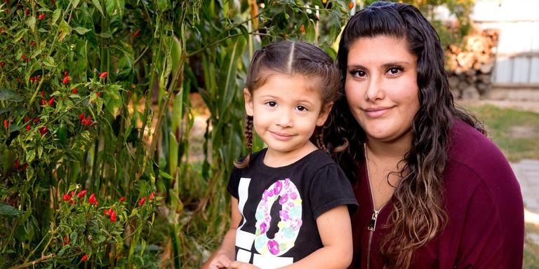 Analia, 3, with her mom during a home visit as part of Save the Children’s signature Early Steps to School Success program in Central Valley California. Analia, 3, with her mom during a home visit as part of Save the Children’s signature Early Steps to School Success program in Central Valley California.