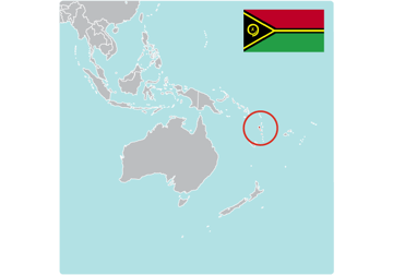 Map of Vanuatu Map of Vanuatu