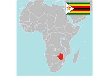 Map of Zimbabwe Map of Zimbabwe
